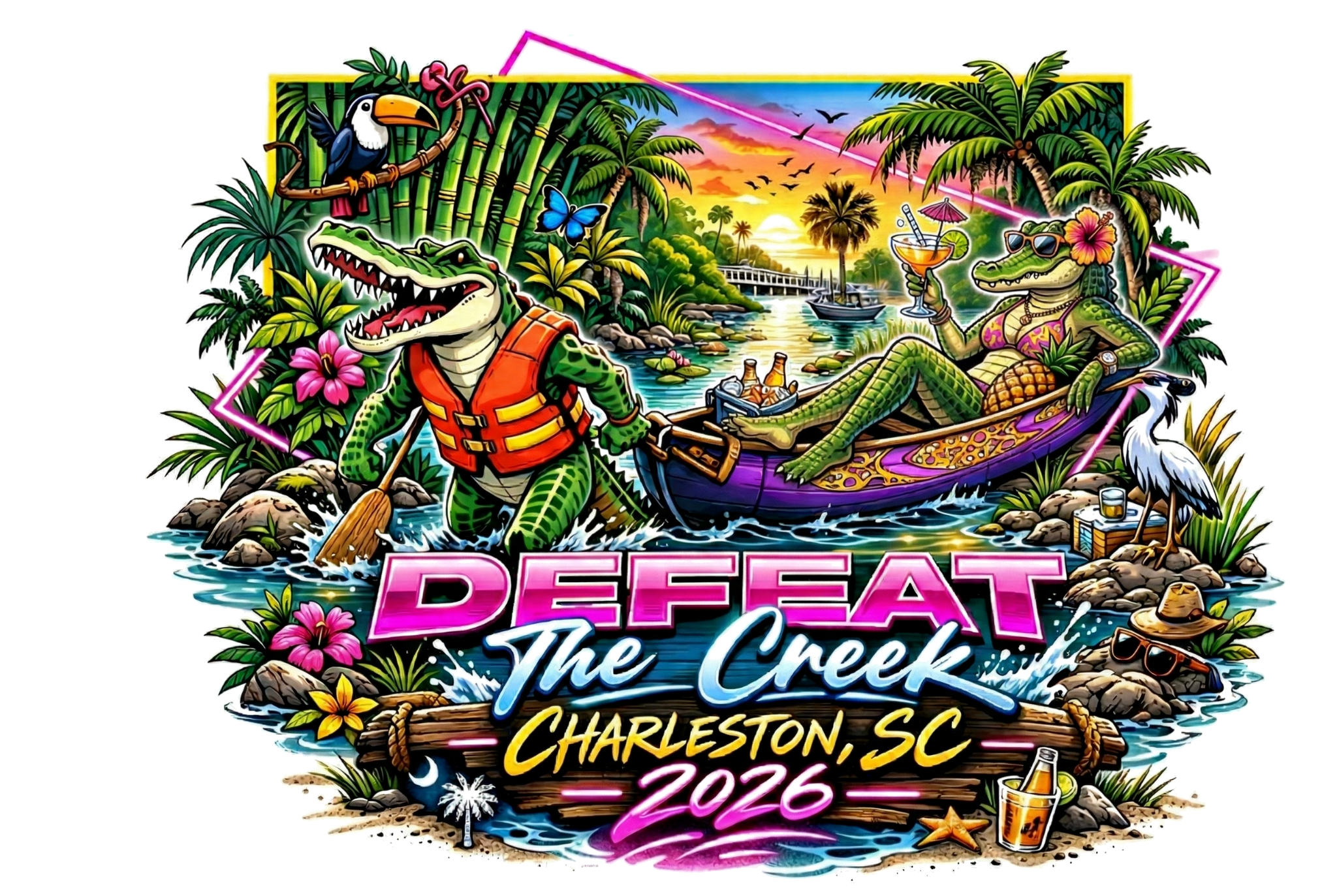 Defeat the Creek Hero Graphic